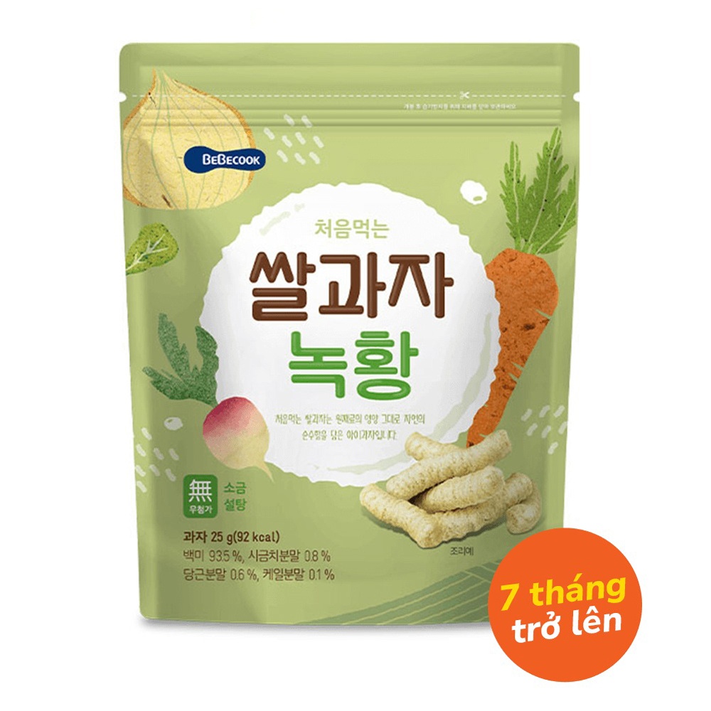 Bánh hình que hữu cơ BeBecook vị rau củ cho bé 7 tháng hình 1