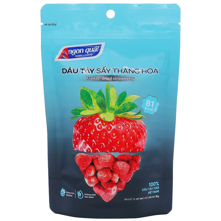 Dâu tây sấy thăng hoa 20g hình 1