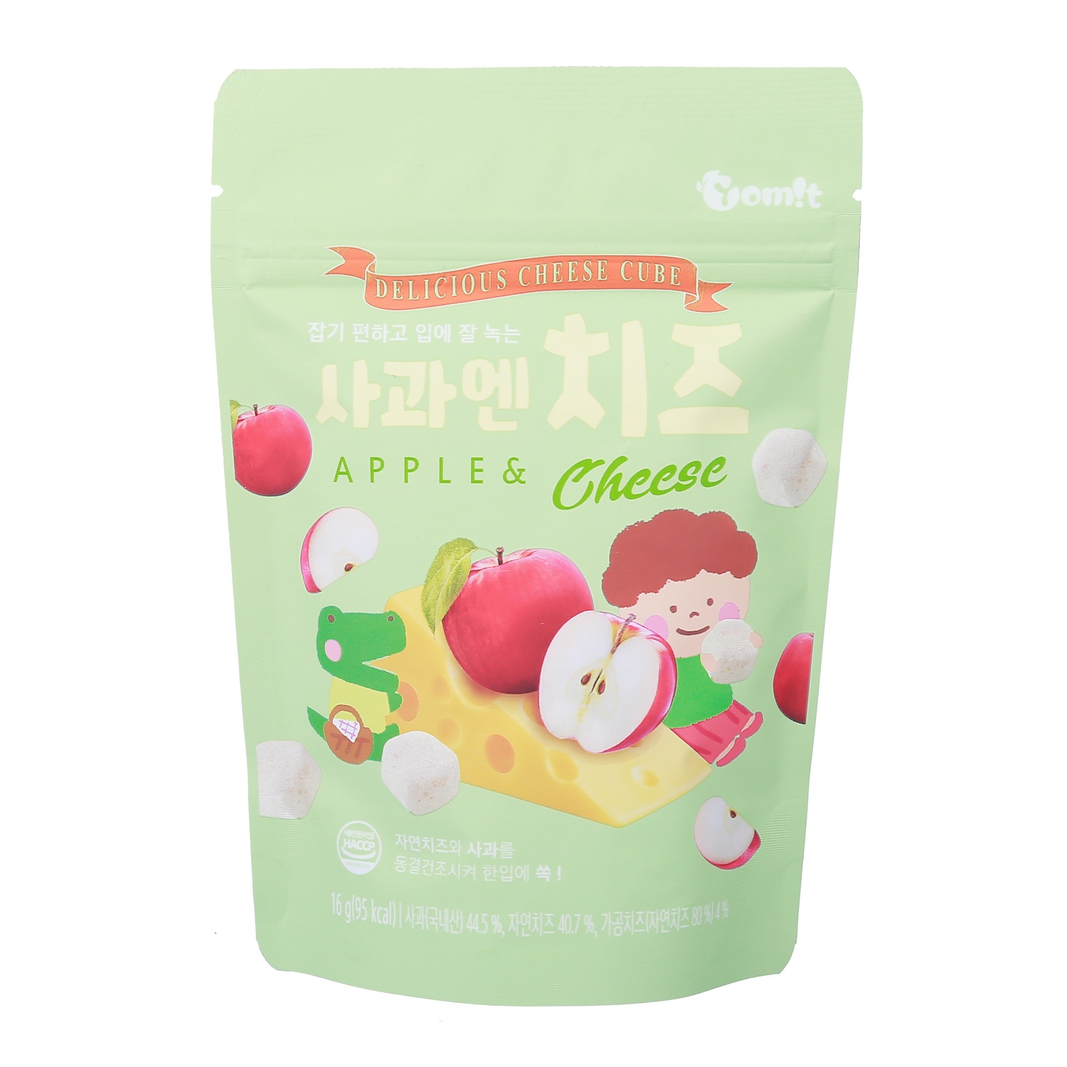 Phô mai sấy lạnh YOMIT vị táo dành cho bé 6m+