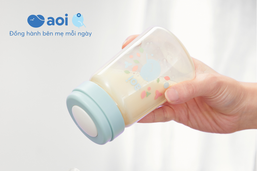 Bình sữa Aoi PPSU Flora 280ml 5