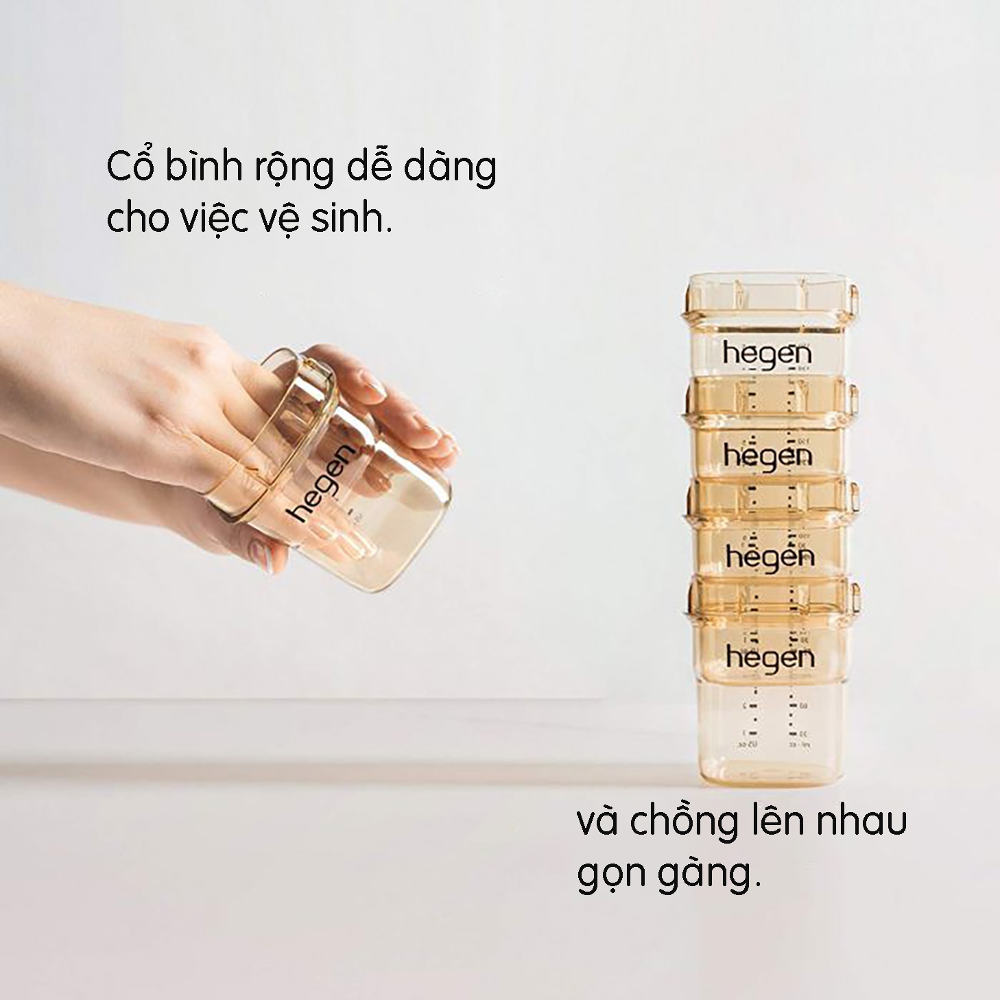 Bình sữa Hegen 150ml PPSU hình 4