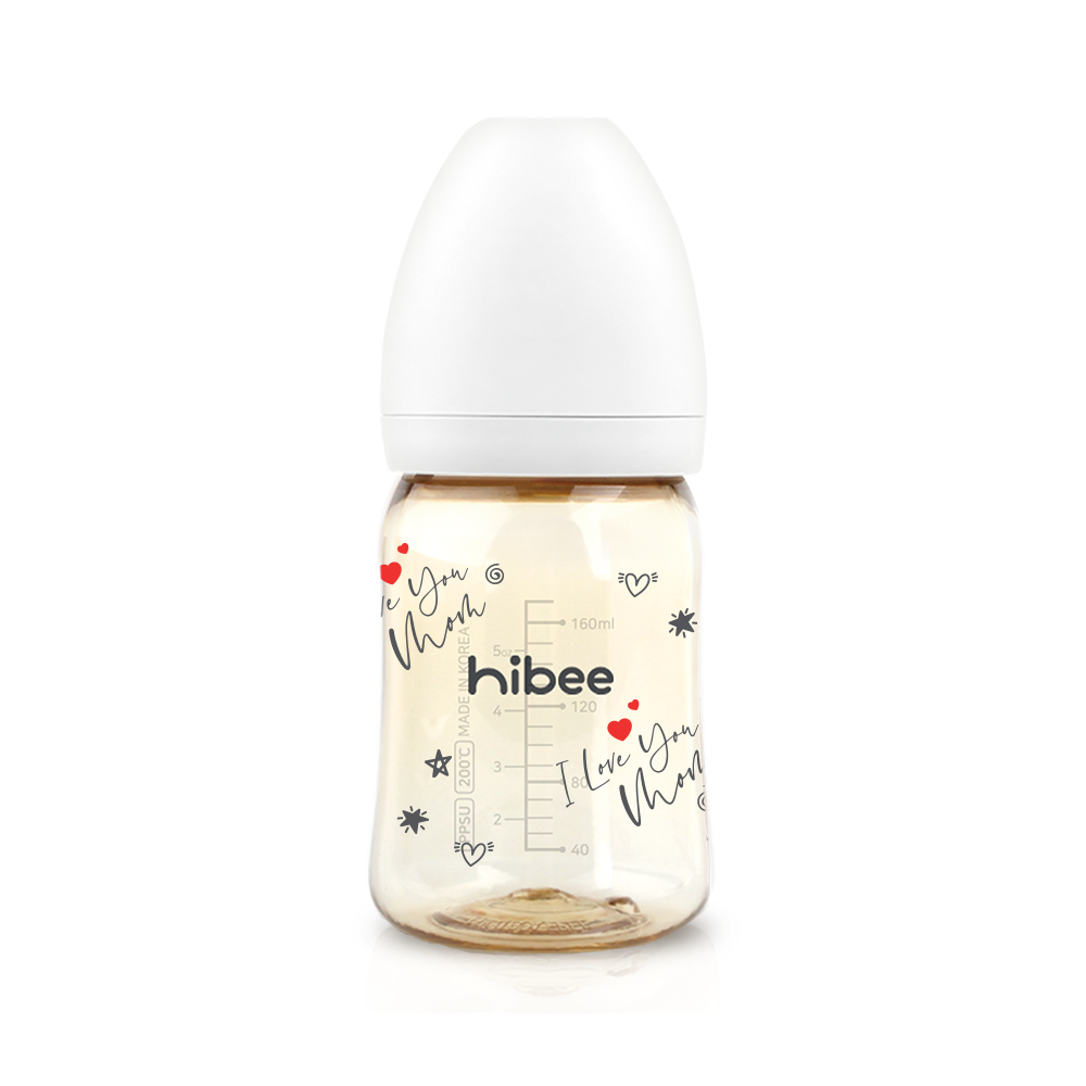 Bình sữa Hibee PPSU in họa tiết 170ml hình 2