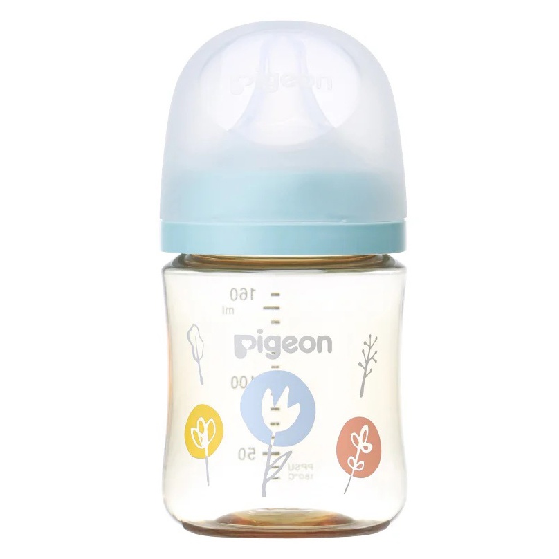 Bình sữa Pigeon PPSU Plus WN3 Nhật Bản in hình 160ml hình 1