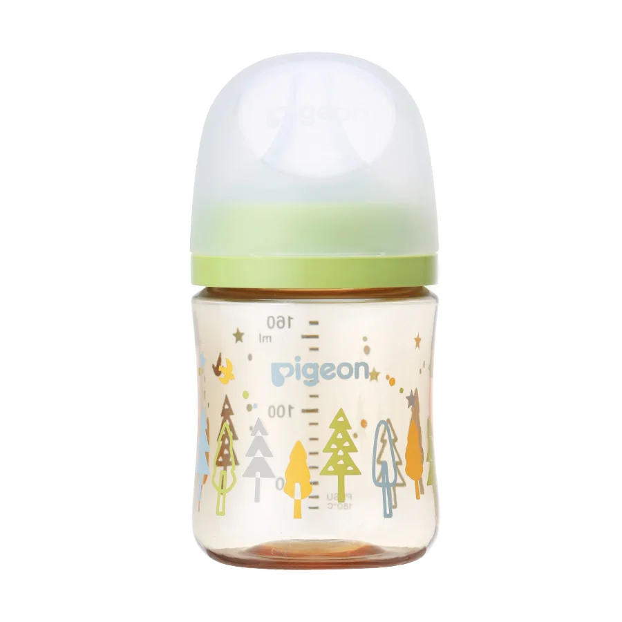 Bình sữa Pigeon PPSU Plus WN3 Nhật Bản in hình 160ml hình 3