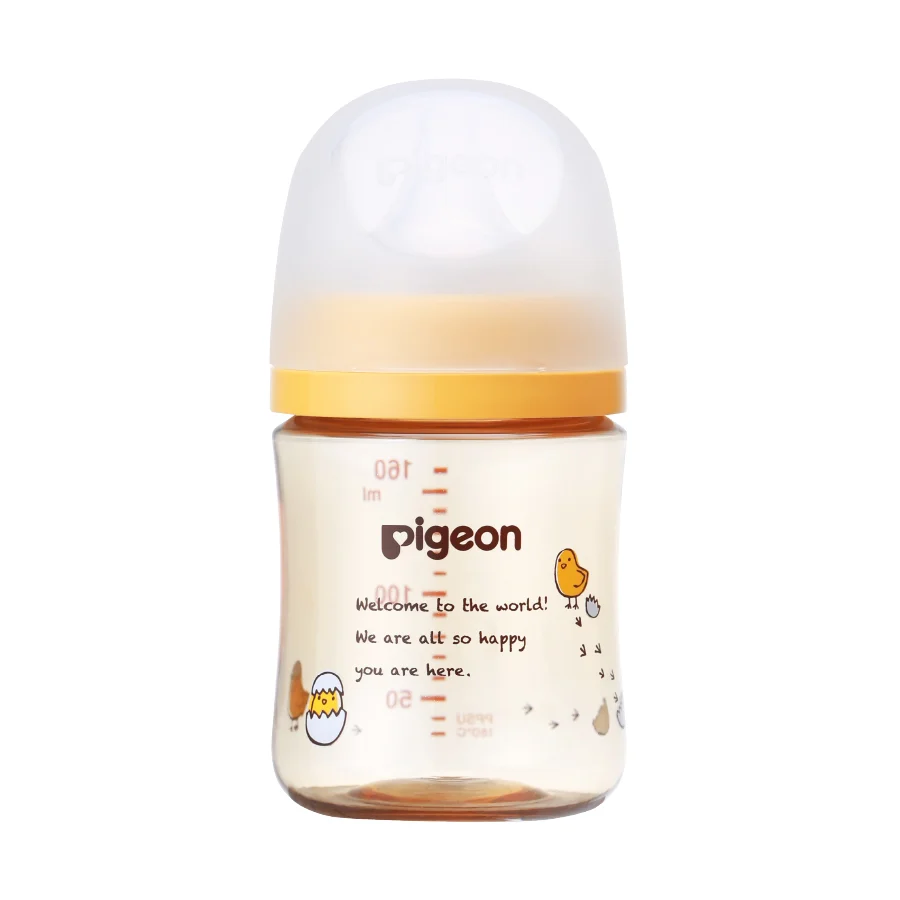 Bình sữa Pigeon PPSU Plus WN3 Nhật Bản in hình 160ml hình 5