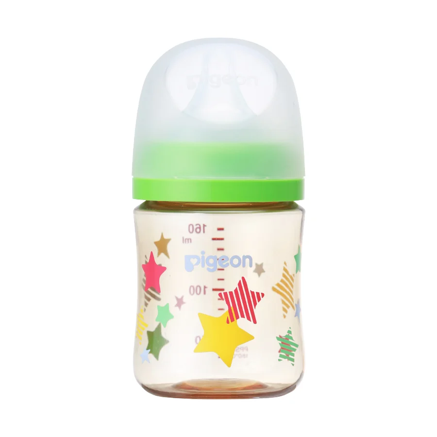 Bình sữa Pigeon PPSU Plus WN3 Nhật Bản in hình 160ml hình 6