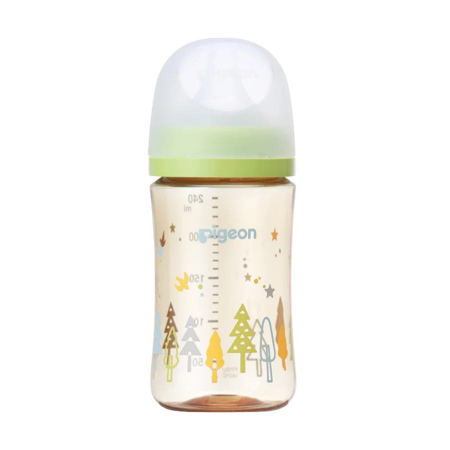 Bình sữa Pigeon PPSU Plus WN3 Nhật Bản in hình 240ml hình 3