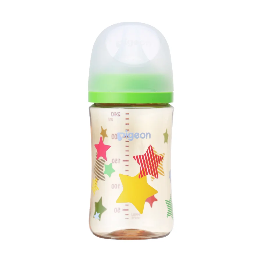 Bình sữa Pigeon PPSU Plus WN3 Nhật Bản in hình 240ml hình 6