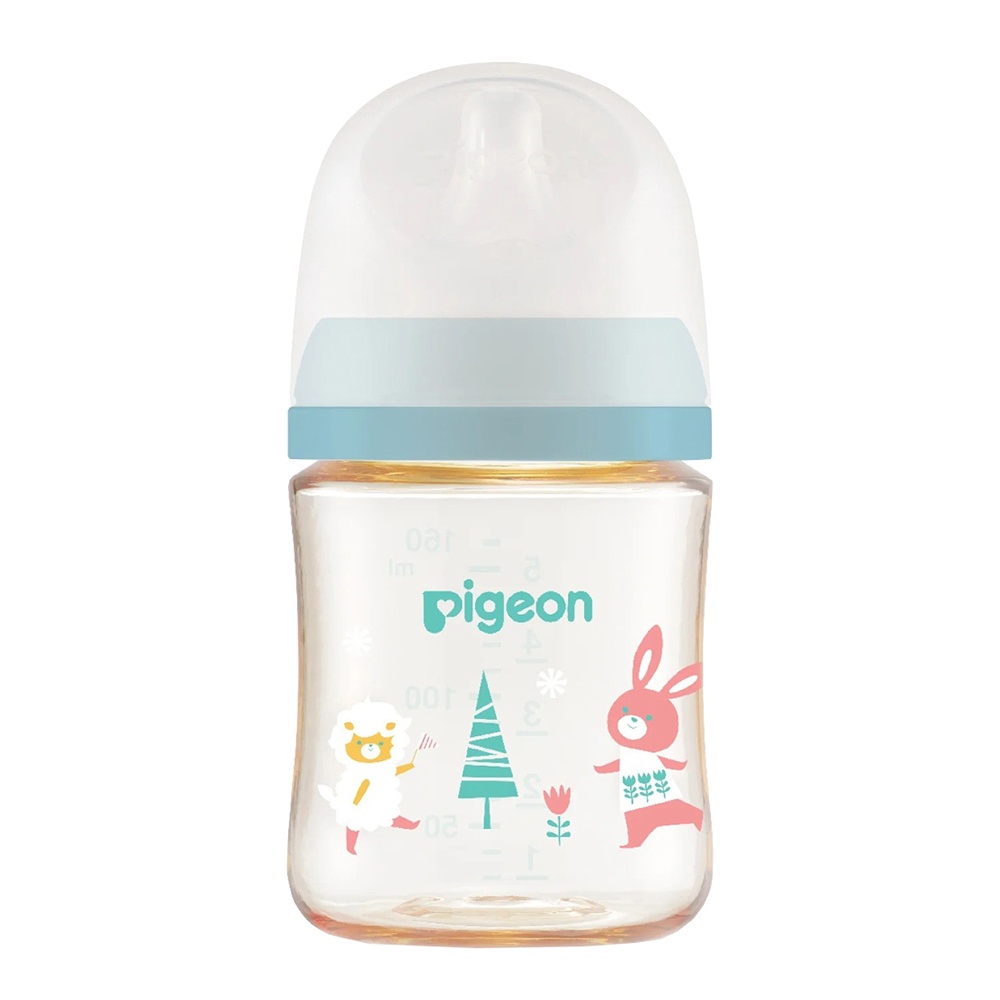 Bình sữa Pigeon PPSU Plus WN3 Nhật Bản in hình 160ml