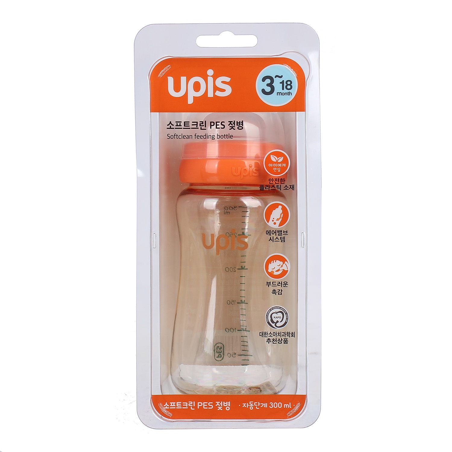 Bình sữa Upis 300ml nhựa PES hình 1