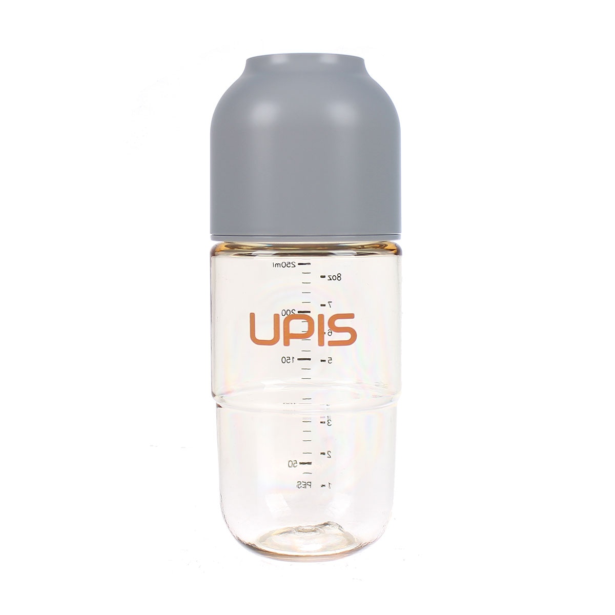 Bình sữa Upis Premium Pes 260ml (Xám) hình 3