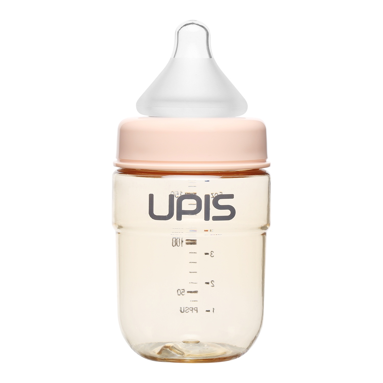 Bình sữa Upis Premium PPSU 180ml (Hồng) hình 2