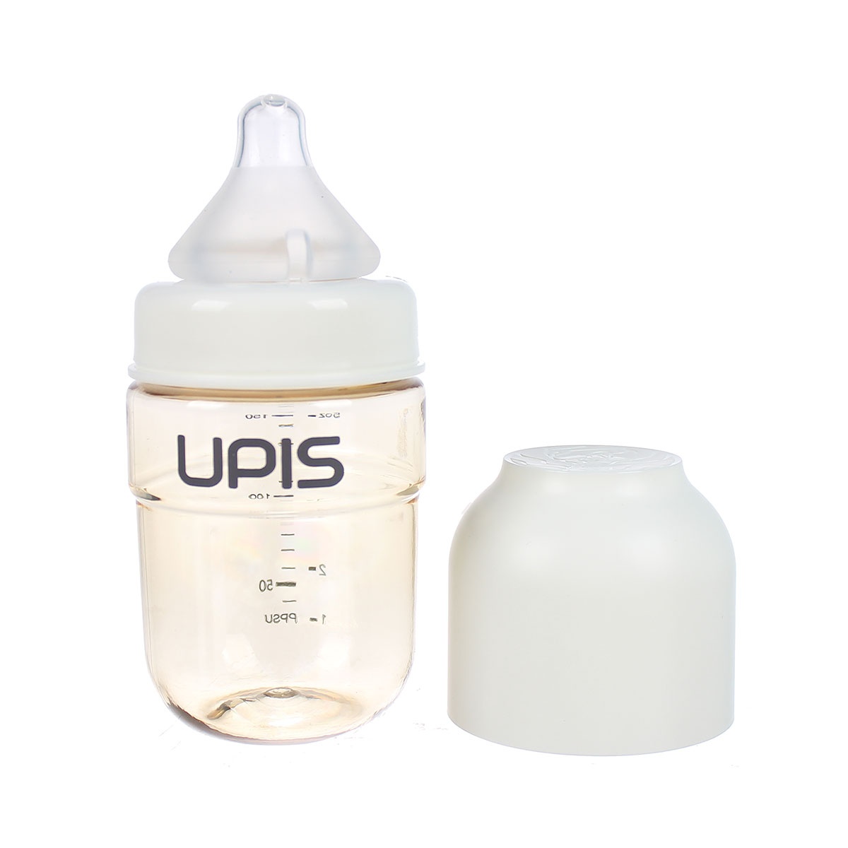 Bình sữa Upis Premium PPSU 180ml (Trắng) hình 2