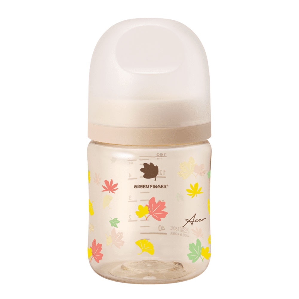 Bình sữa Green Finger Bebegrow PPSU 160ml (Họa tiết ngẫu nhiên)
