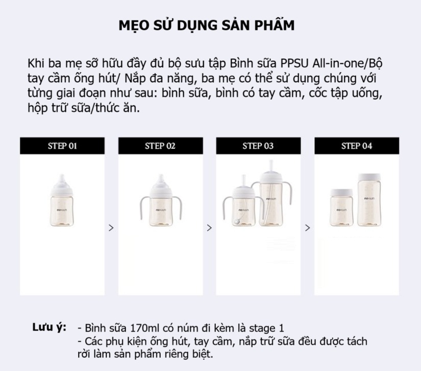 Bình sữa Moyuum PPSU Premium thế hệ thứ 3 Basic 80ml hình 7