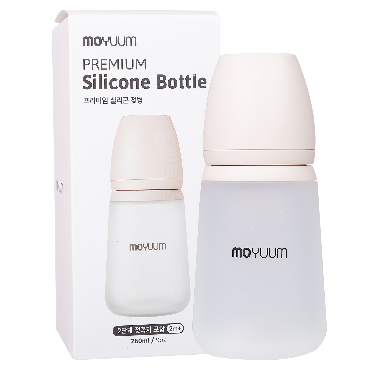 Bình sữa Moyuum silicone 260ml hình 1
