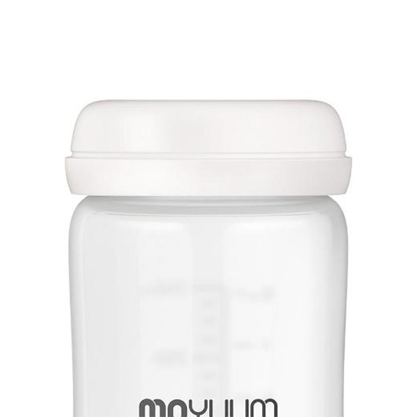Bình sữa Moyuum thủy tinh bọc silicone 240ml hình 4