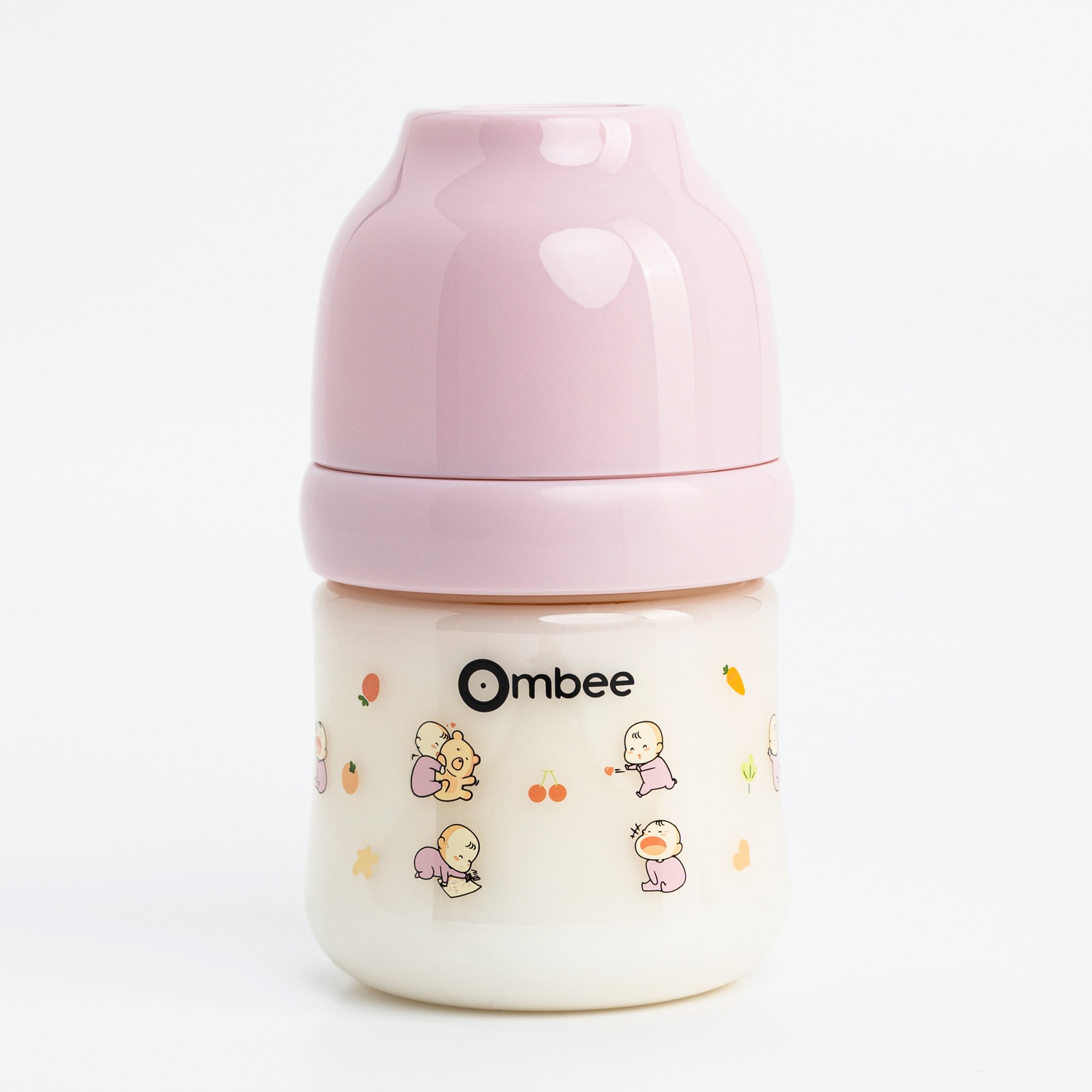 Bình sữa Ombee PPSU Angel Hồng 170ml