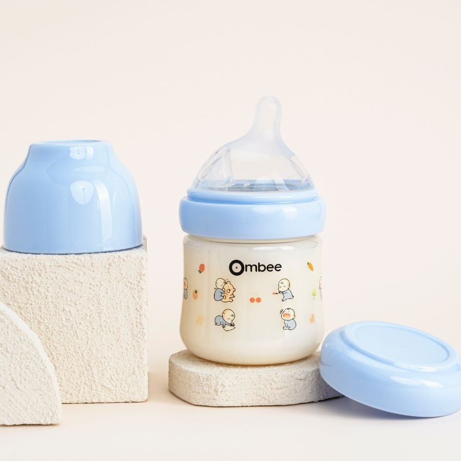 Bình sữa Ombee PPSU Princes Xanh 170ml hình 2