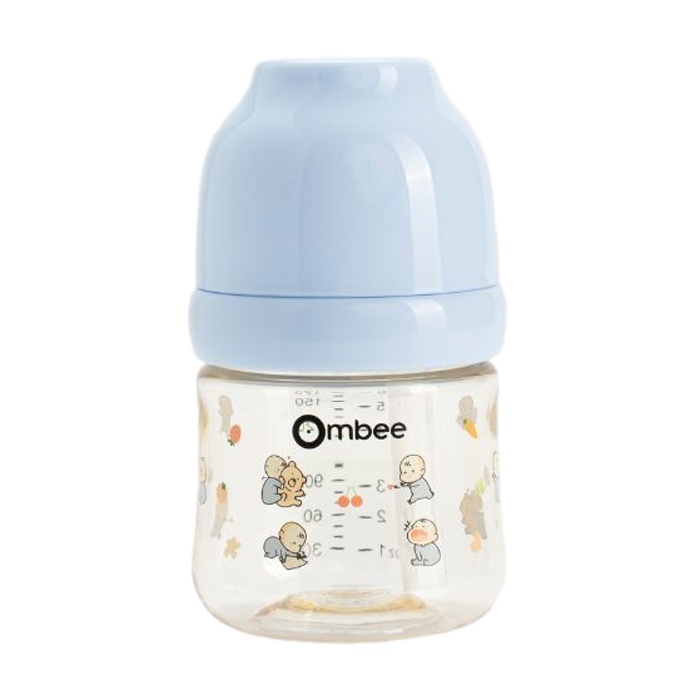 Bình sữa Ombee PPSU Princes xanh 170ml