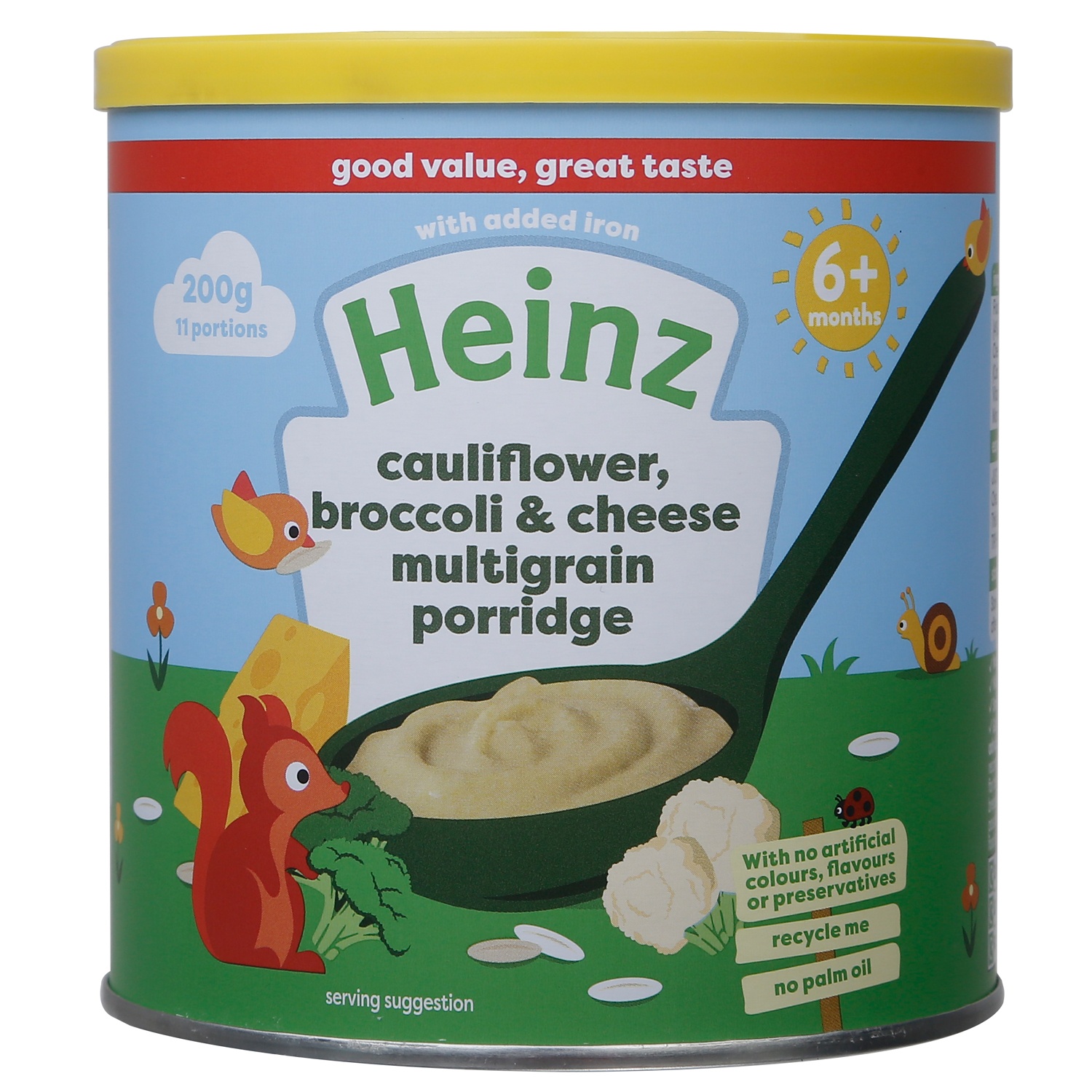 Bột ăn dặm Heinz vị súp lơ bông cải phô mai
