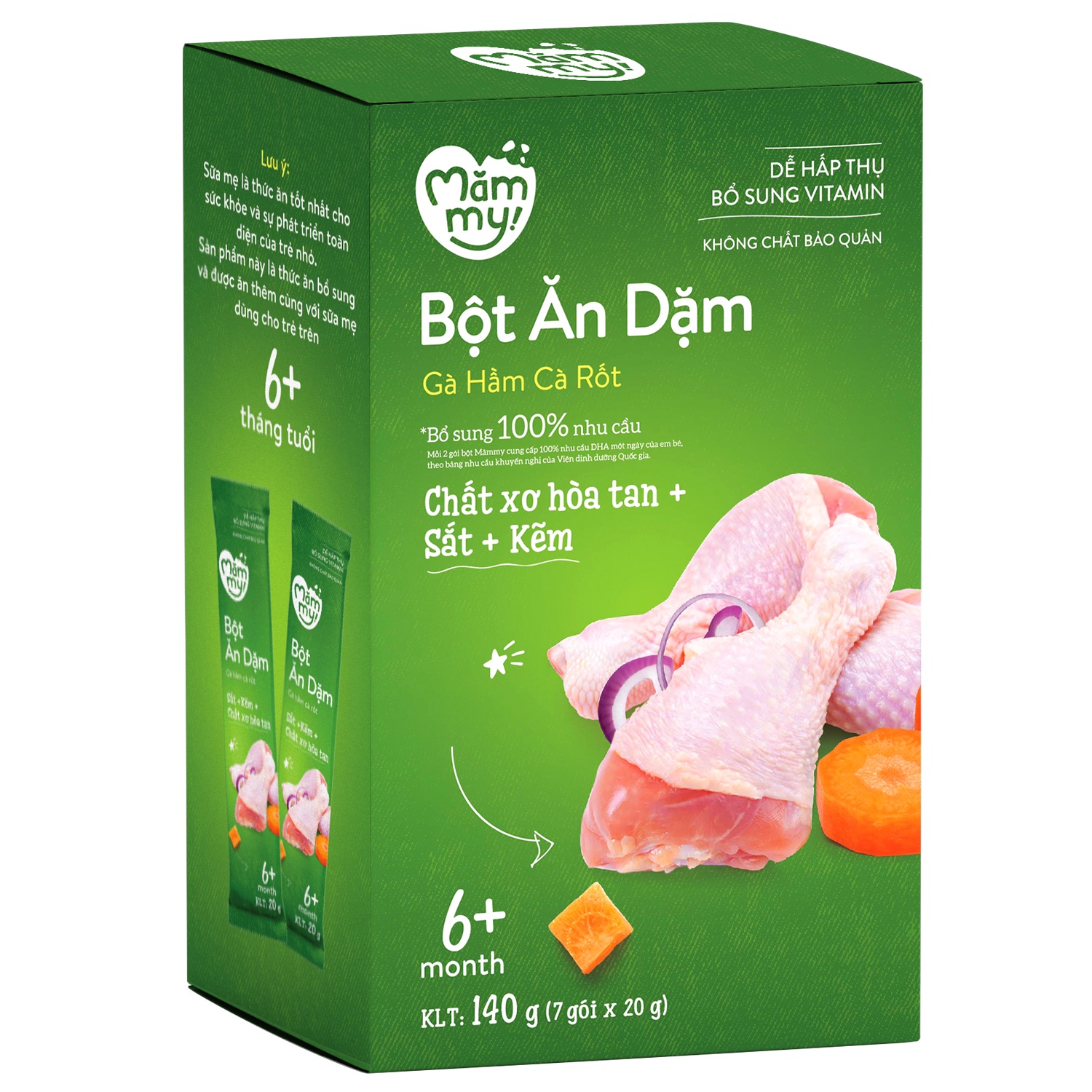 Đặc điểm nổi bật của bột ăn dặm Mămmy 140g