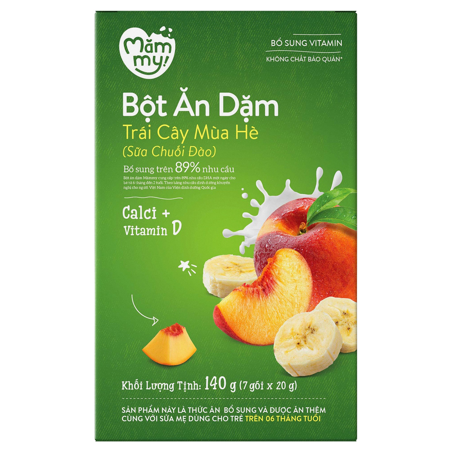 Bột ăn dặm Mămmy trái cây mùa hè 140g