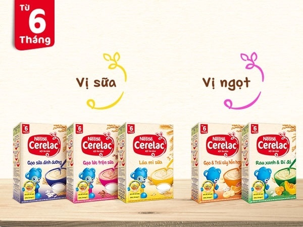 Bột ăn dặm Nestle 