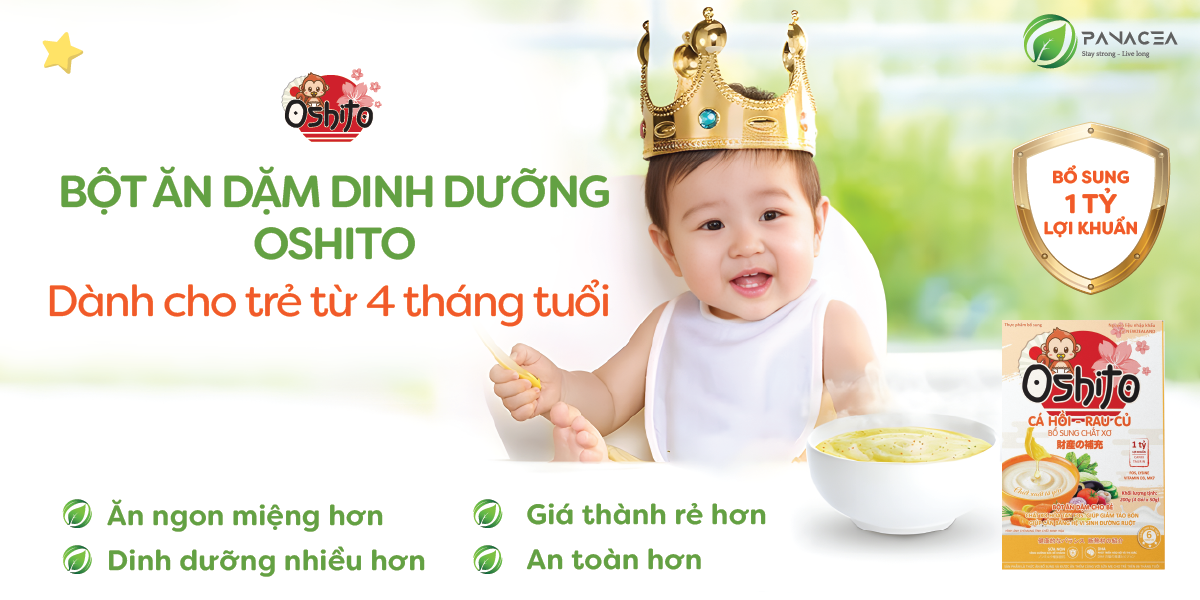 Bột ăn dặm cá hồi rau củ Oshito 4x50g hình 4