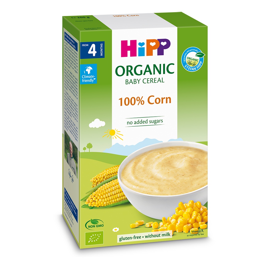 Bột ăn dặm HiPP ngũ cốc bắp non cho bé 4M+ 200g hình 1