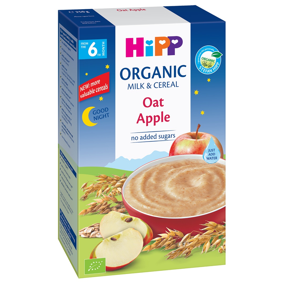 Bột HiPP yến mạch táo cho bé 6M+ 250g hình 1