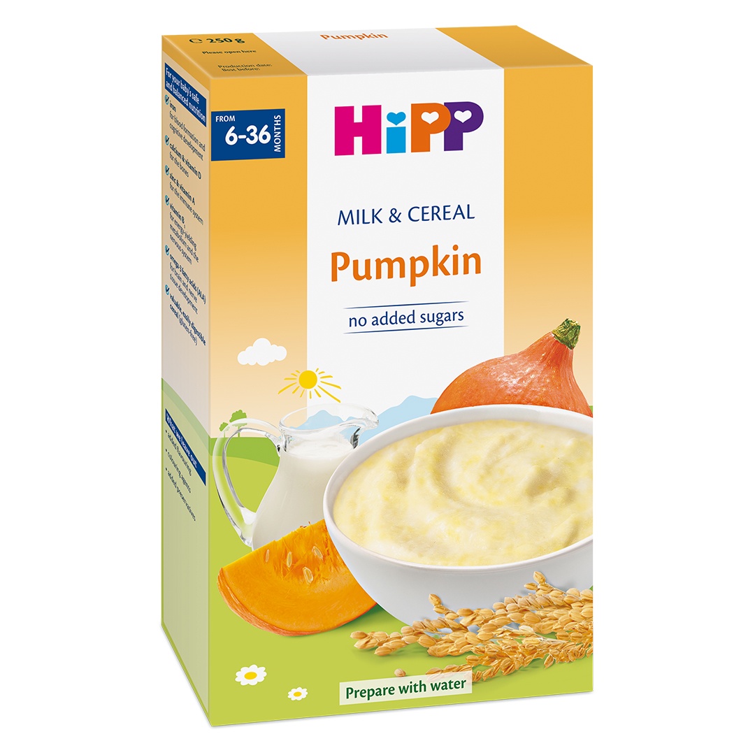 Bột ăn dặm HiPP vị rau củ bí đỏ cho bé 6M-36M 250g hình 1