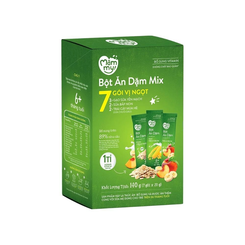 Bột ăn dặm Mămmy 7 vị ngọt 140g