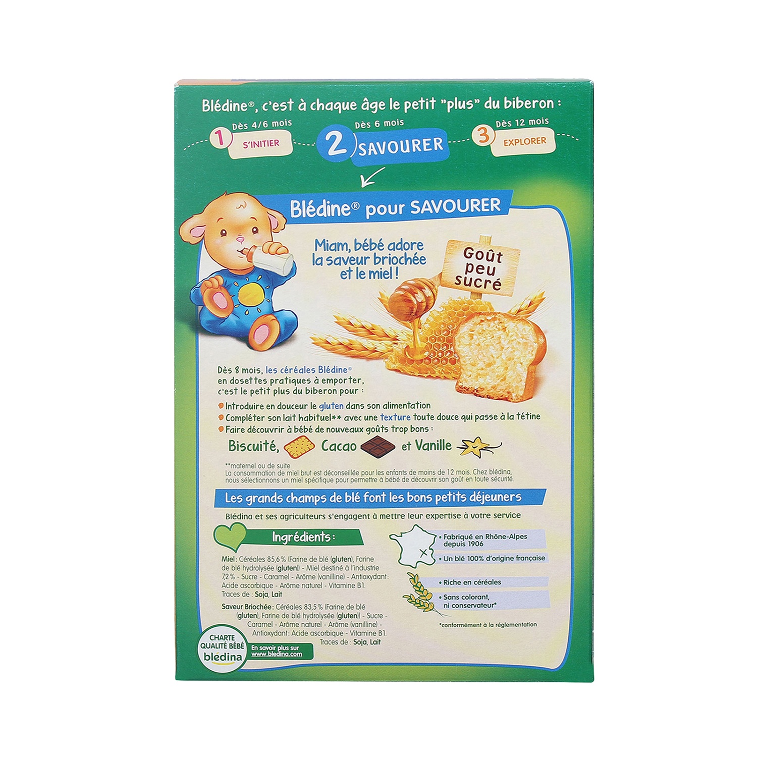 Bột pha sữa Bledina 240g hình 3