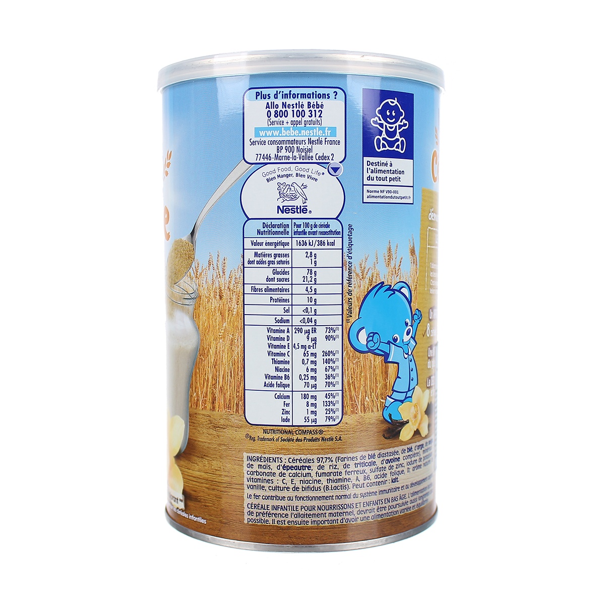Bột pha sữa Nestle vị Vani 400g cho bé 6M+ hình 2