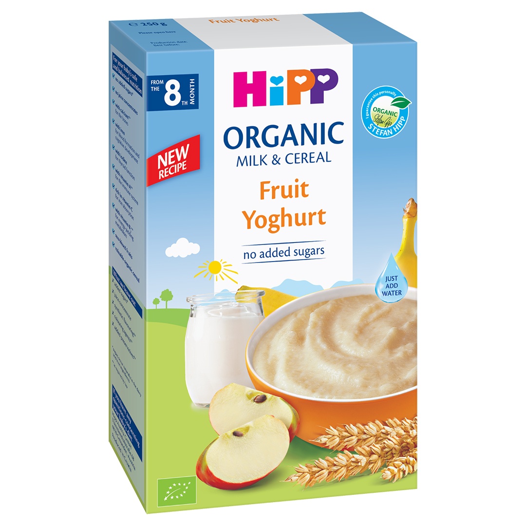Bột ăn dặm HiPP sữa chua hoa quả nhiệt đới Bột ăn dặm HiPP sữa chua hoa quả nhiệt đới cho bé từ 8 tháng hình 1