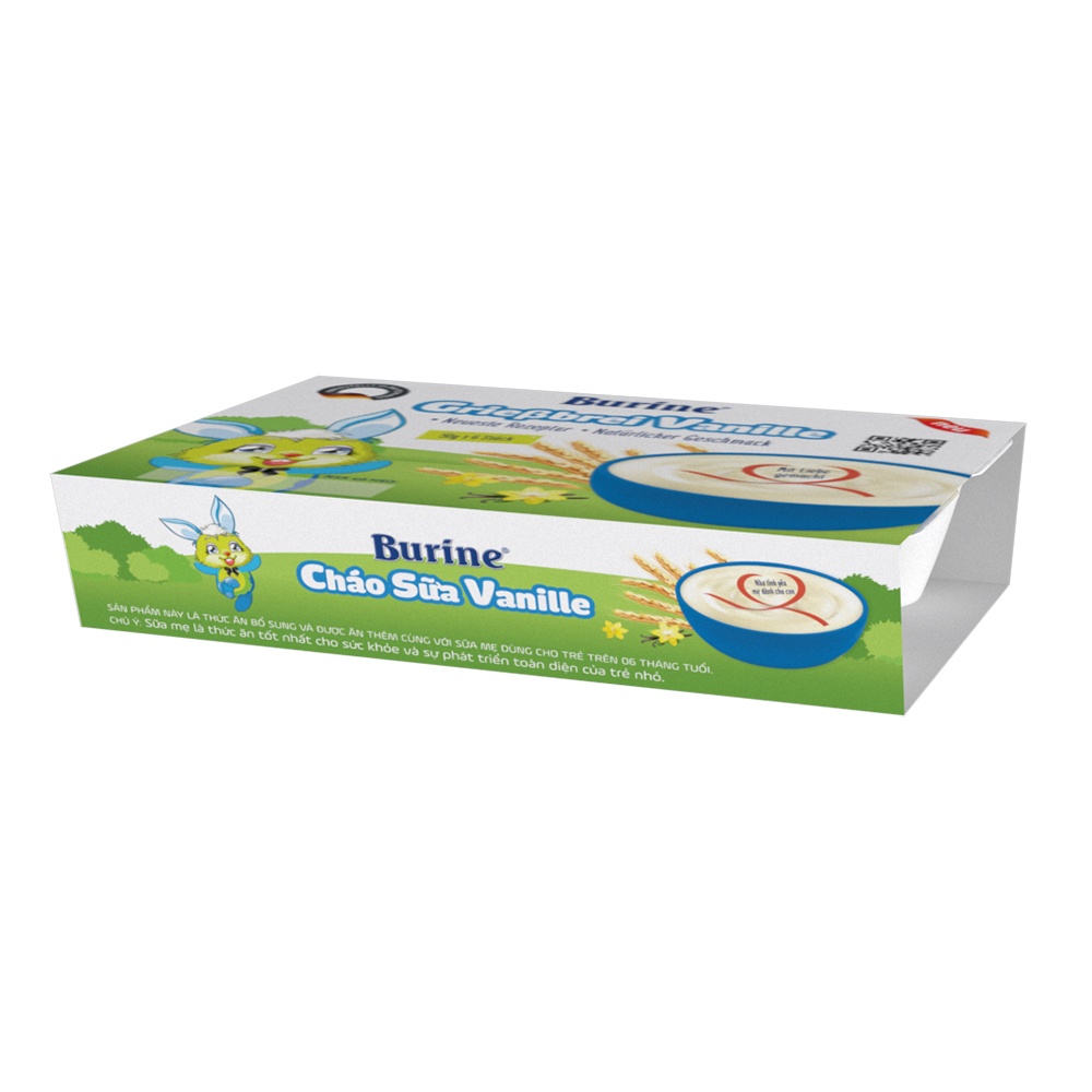 Cháo sữa Burine vị Vani mới 300g cho bé 6M+ hình 2