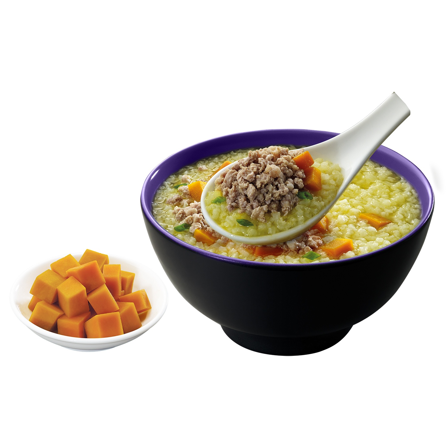 Cháo tươi Sài Gòn Food vị thịt bằm bí đỏ Cháo tươi Sài Gòn Food vị thịt bằm bí đỏ cho bé 12M+ hình 3