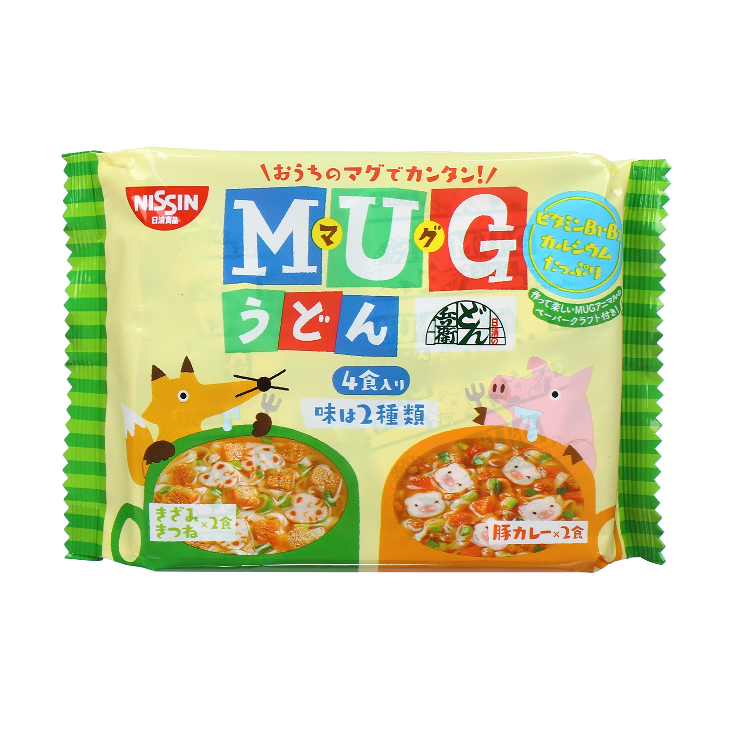 Mì Mug Nissin Nhật Bản ăn dặm (Trắng) cho bé trên 1 tuổi hình 2