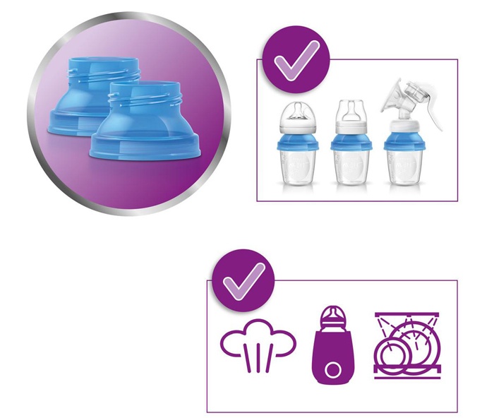 Cốc chia sữa Philips Avent SCF619/05 180ml hình 3