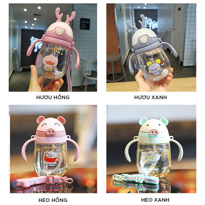 Bình tập uống nước cho bé 350ml AC (Màu ngẫu nhiên) hình 5