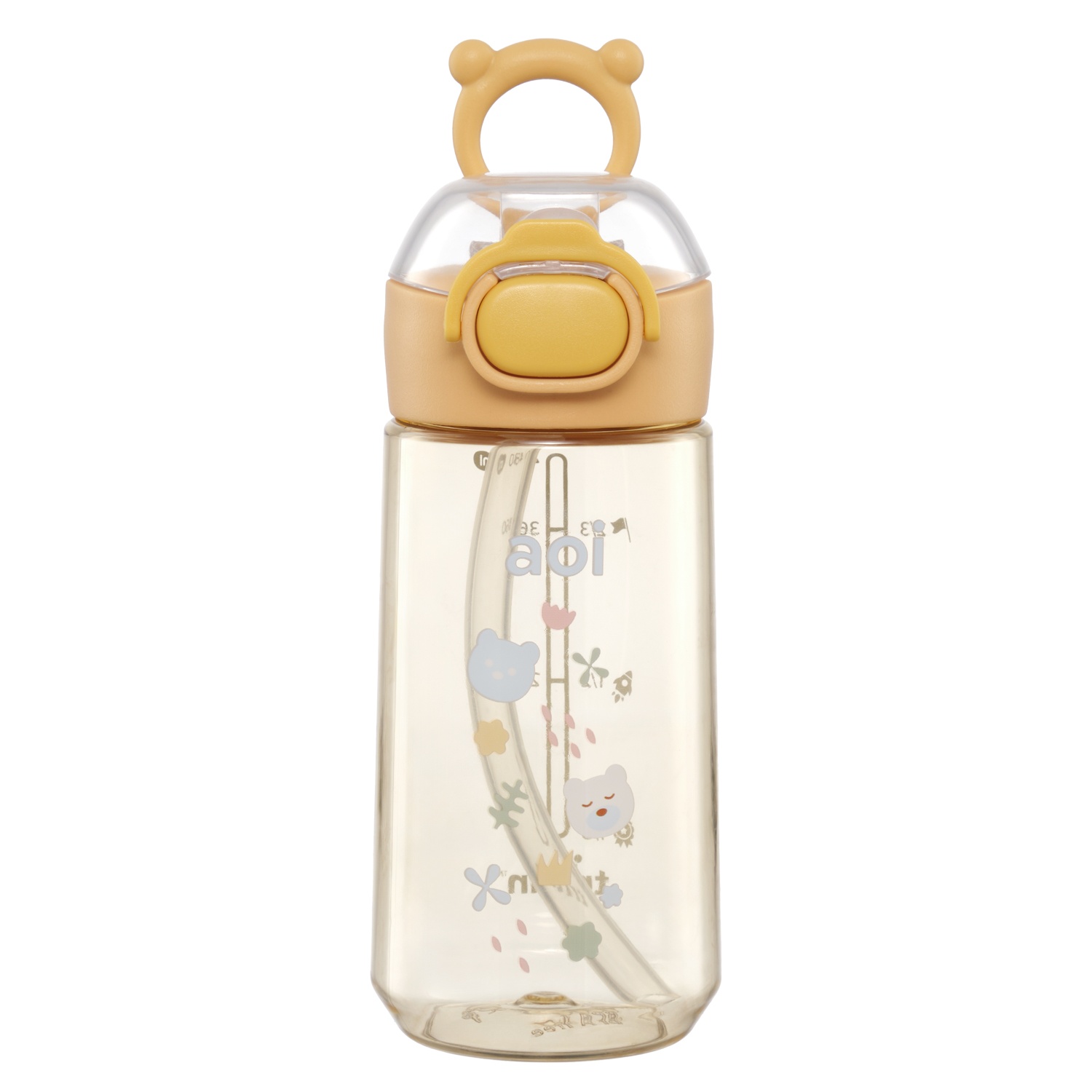 Bình nước trẻ em tritan Aoi Buddy gấu 480ml
