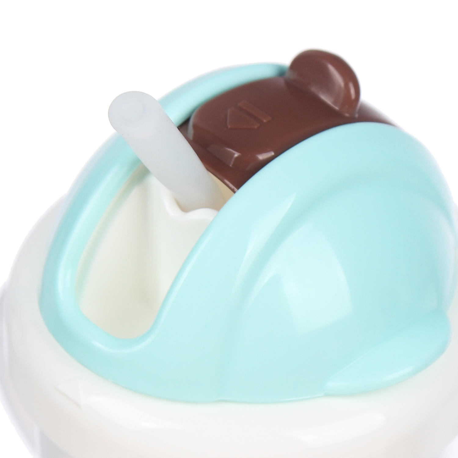 Bình tập uống có ống hút Mugtre Richell RC20212 màu xanh (200ml) hình 2