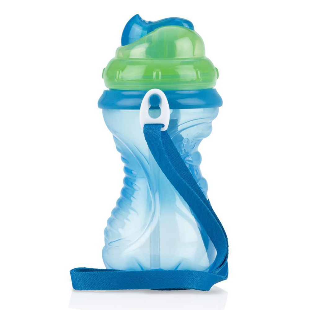 Bình uống nước có ống hút Ruby 420ml (kèm dây đeo) hình 2