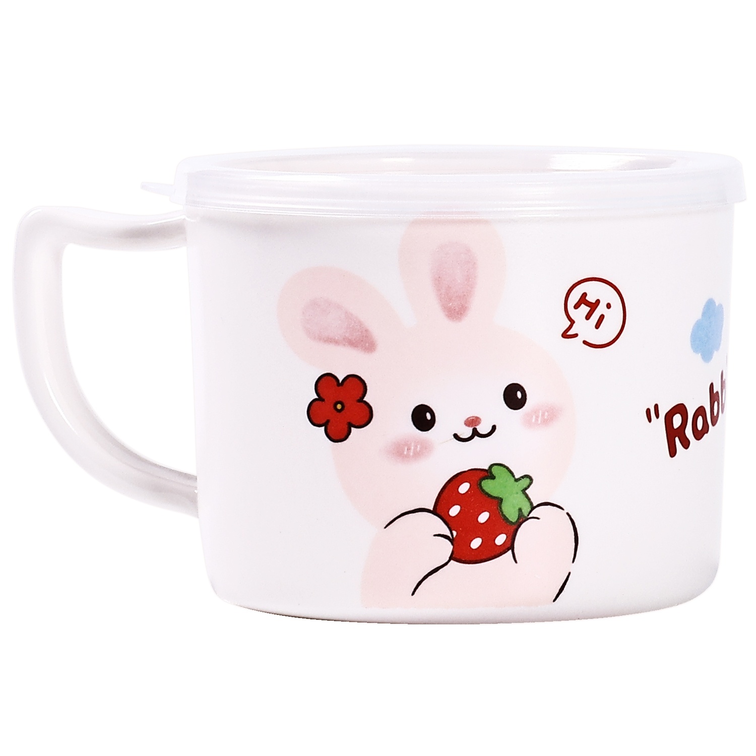 Cốc uống nước cho bé Mamago Pink Bunny 85g