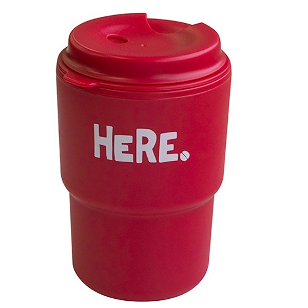 Cốc uống nước có nắp xoay KBN (Đỏ) trang nhã