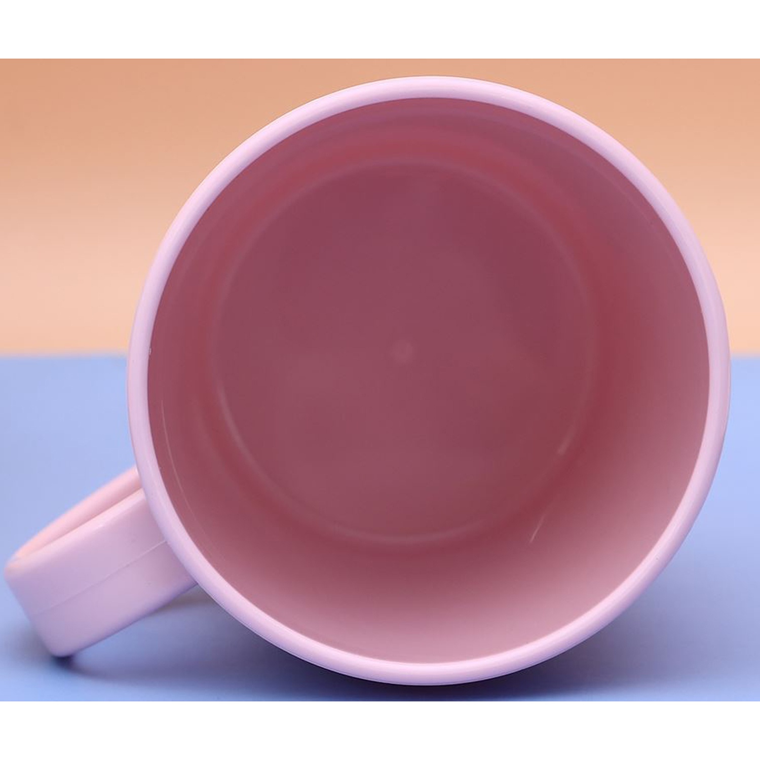  Cốc uống nước Konbini có lỗ cắm ống hút 300ml (Hồng) hình 4