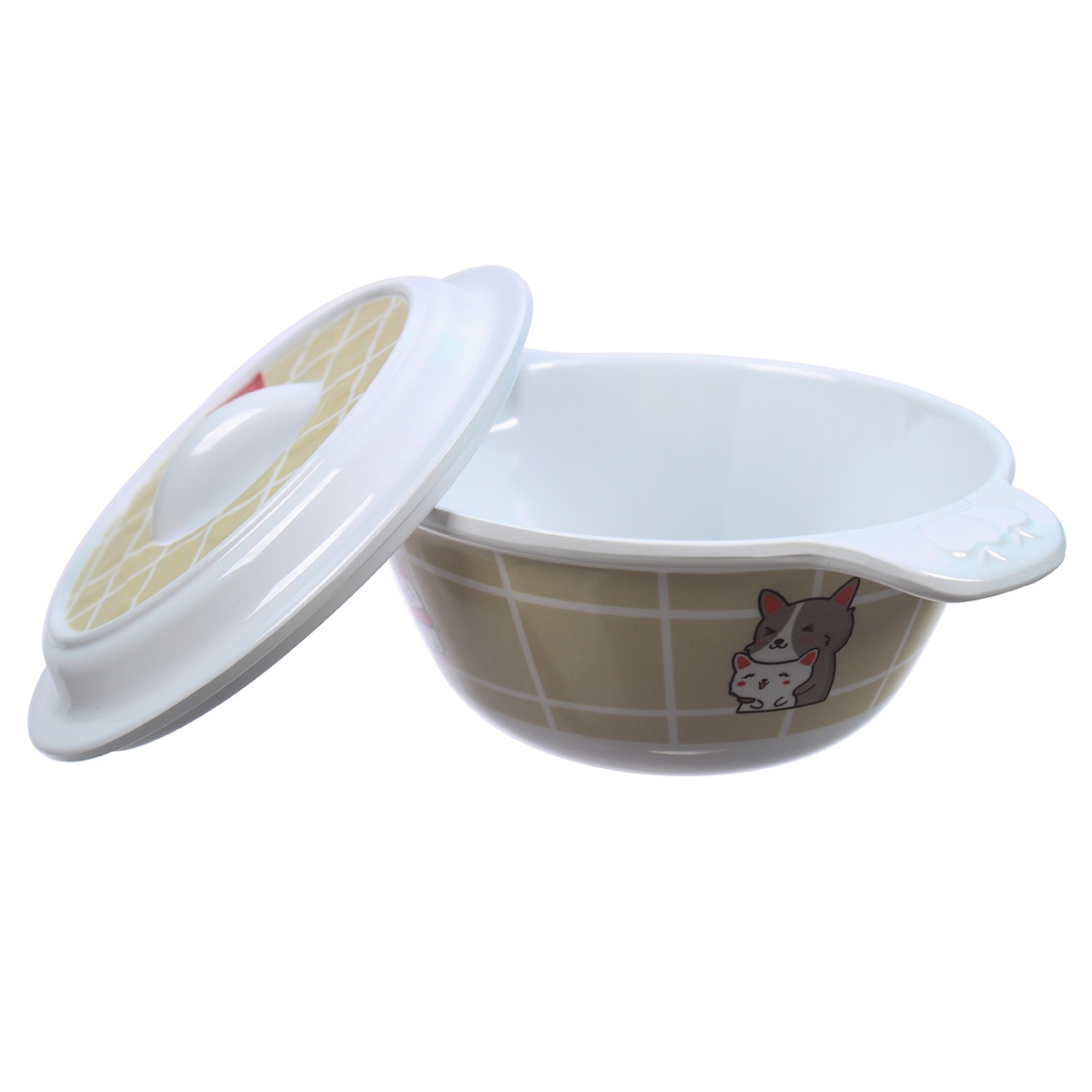 Bát 2 quai có nắp Puppy love BL 143-5 hình 2