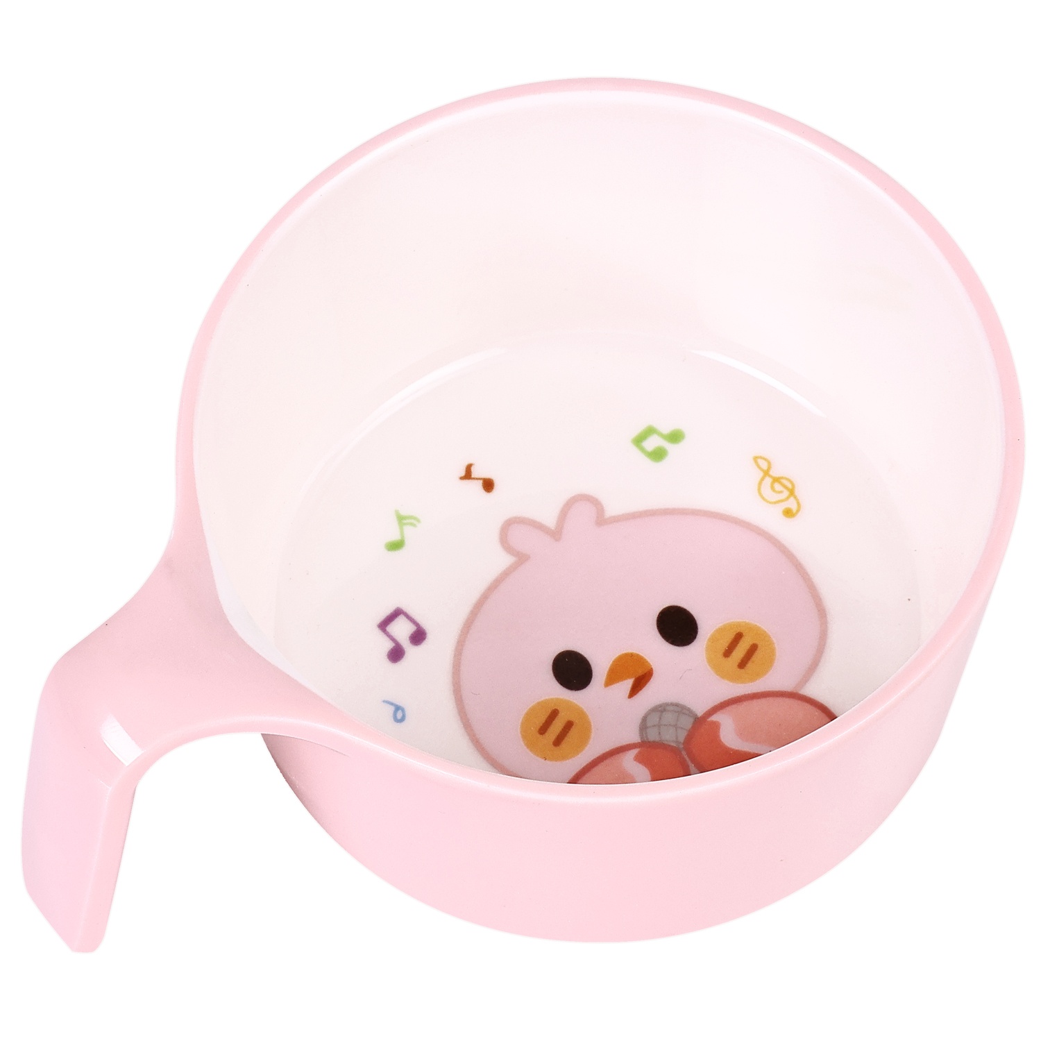 Bát ăn cho bé Mamago Pink Bird 1 tay cầm 145g