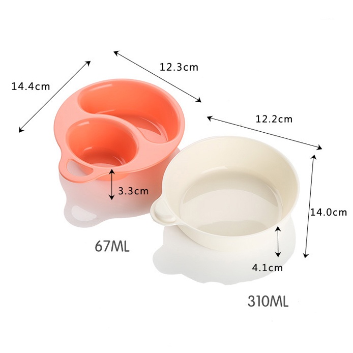 Bát ăn dặm chia ngăn Inomata (Màu ngẫu nhiên) hình 2